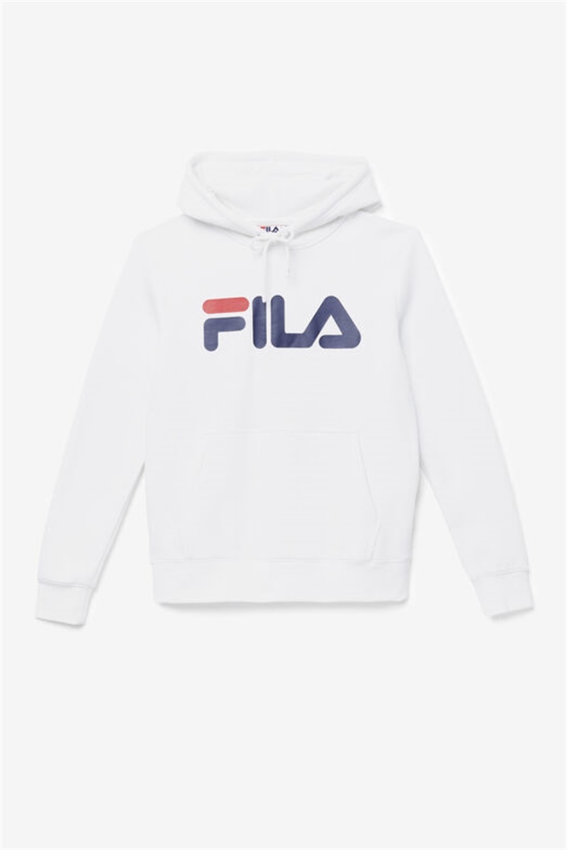 White / Navy Women\'s Fila Lucy Hoodie | Saudi Arabia-084732