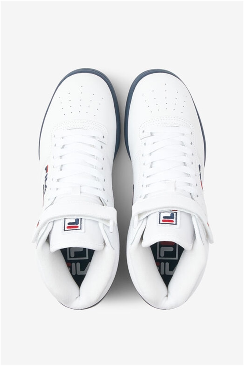 White / Navy / Red Men's Fila F-13 Shoes | Saudi Arabia-160432