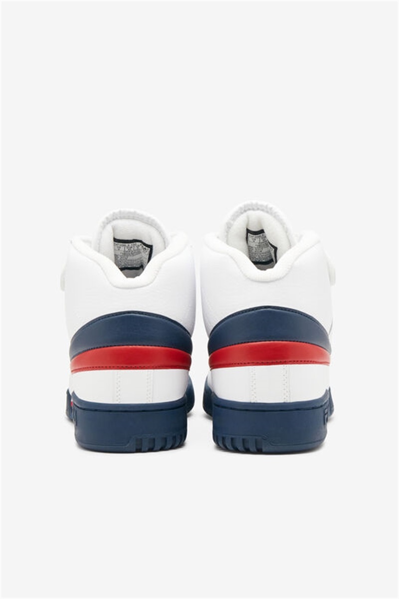 White / Navy / Red Men's Fila F-13 Shoes | Saudi Arabia-160432