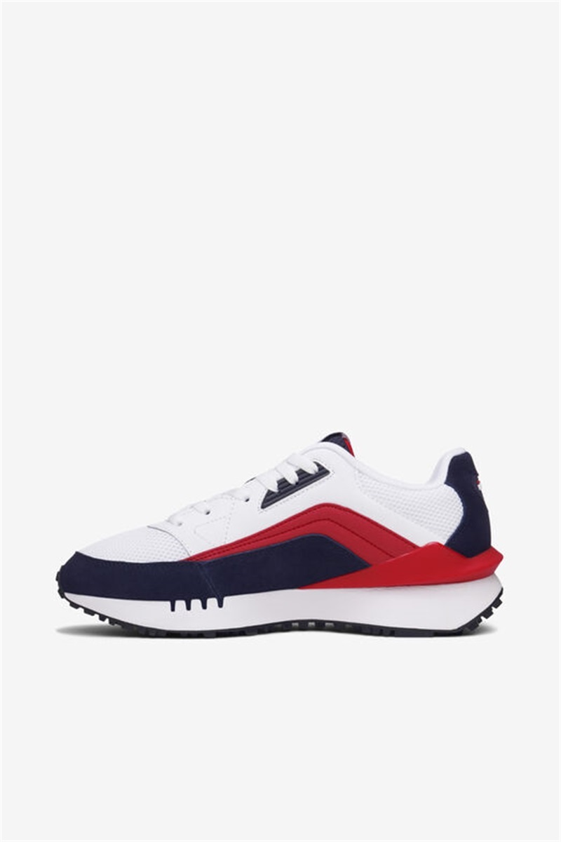 White / Navy / Red Men's Fila N-Gen Skyway Sneakers | Saudi Arabia-695812