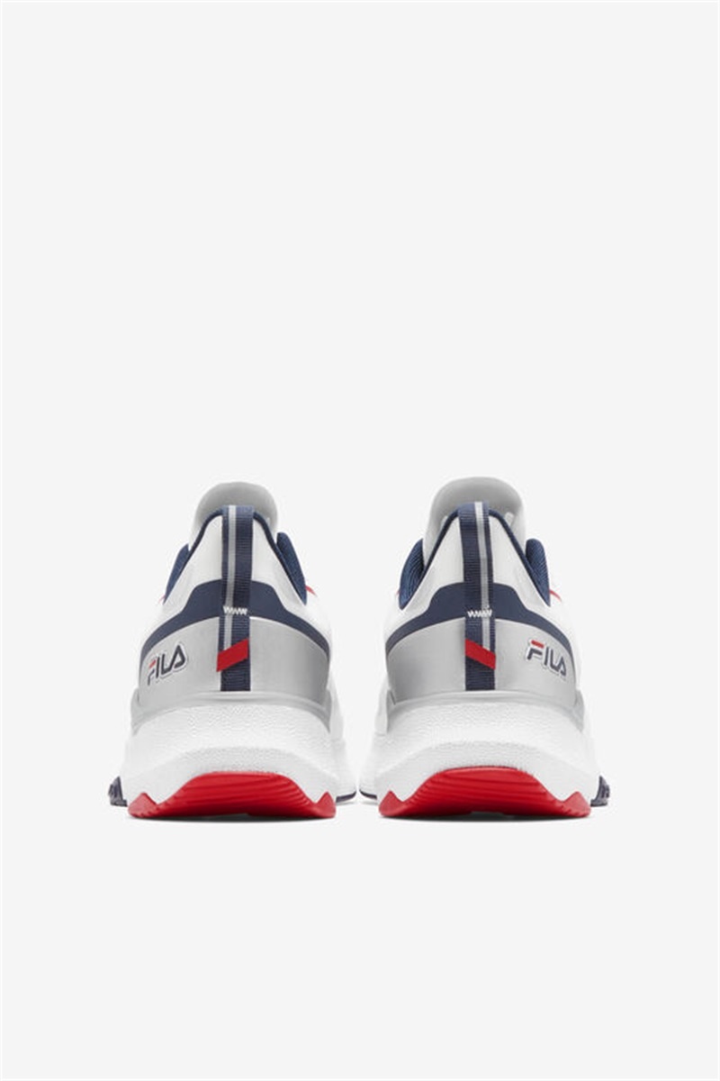 White / Navy / Red Women's Fila Tactik 5 Impulse Sneakers | Saudi Arabia-984237