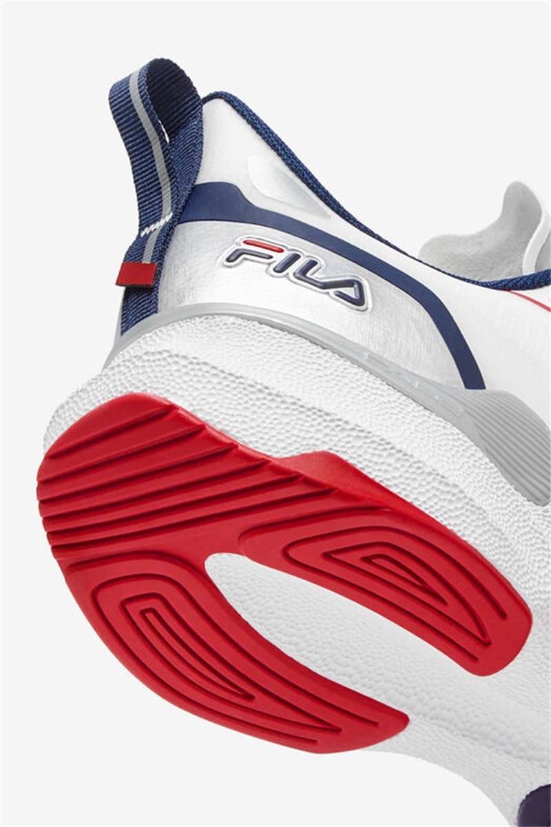 White / Navy / Red Women's Fila Tactik 5 Impulse Sneakers | Saudi Arabia-984237