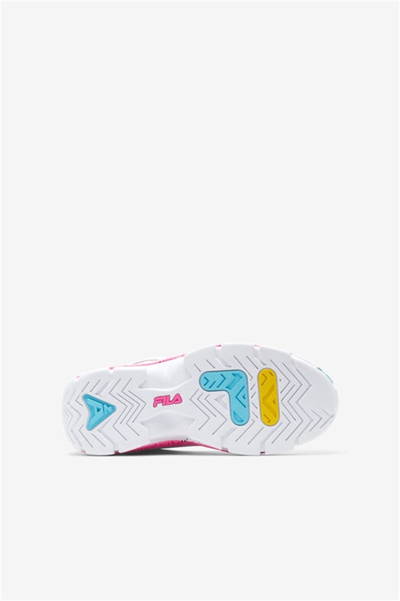 White / Pink Kids' Fila Grant Hill 2 Shoes | Saudi Arabia-348265