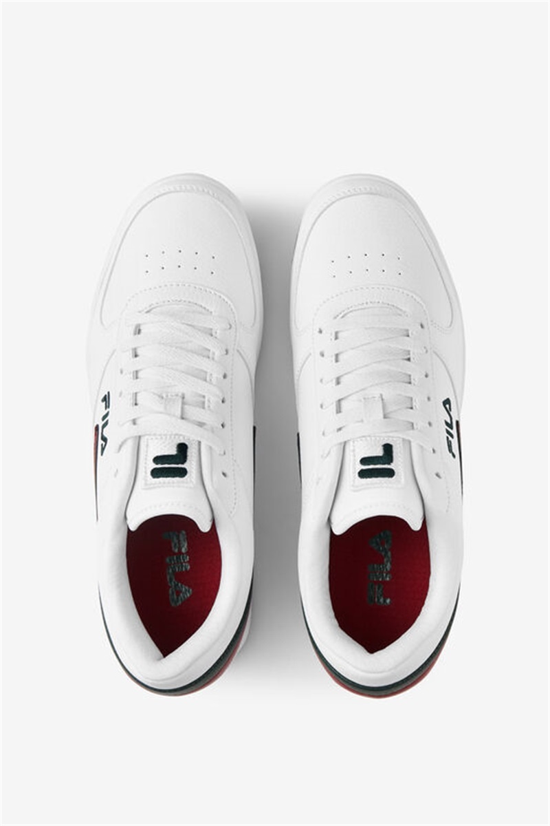 White / Red Men's Fila A-Low Shoes | Saudi Arabia-816230