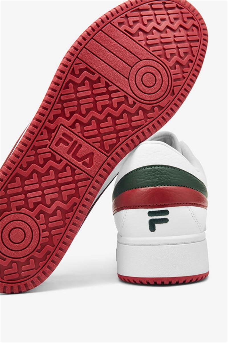 White / Red Men's Fila A-Low Shoes | Saudi Arabia-816230