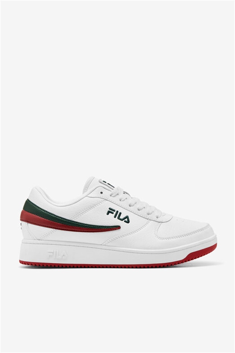 White / Red Men\'s Fila A-Low Shoes | Saudi Arabia-816230