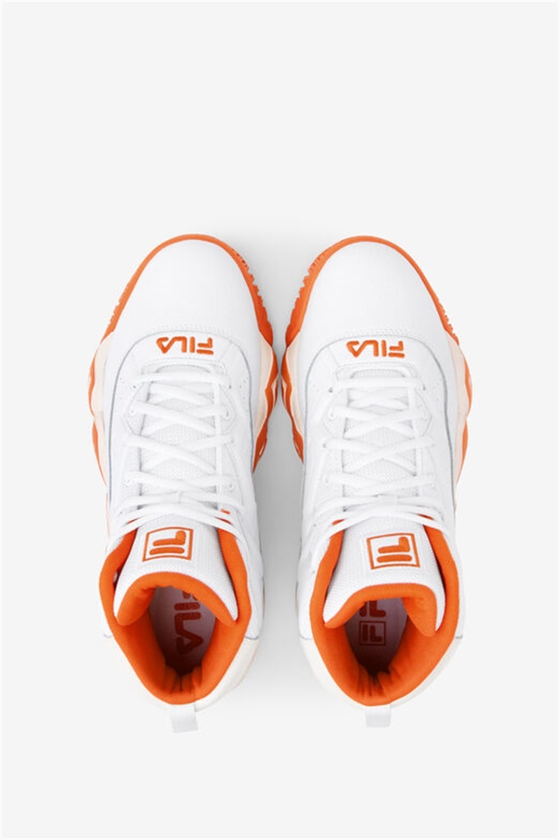 White / Red Men's Fila MB Sneakers | Saudi Arabia-470386