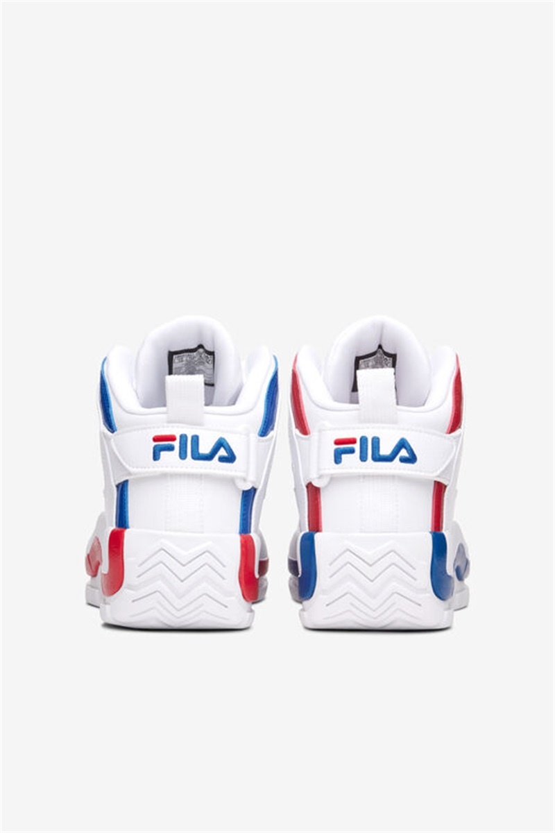 White / Red / Blue Men's Fila Grant Hill 2 Celebrations Shoes | Saudi Arabia-327069