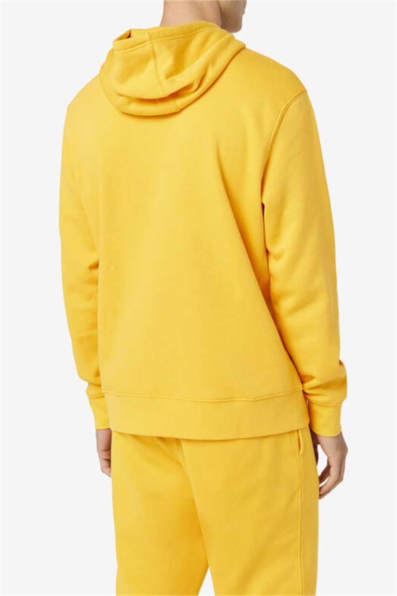 Yellow Men's Fila Algot Hoodie | Saudi Arabia-512630