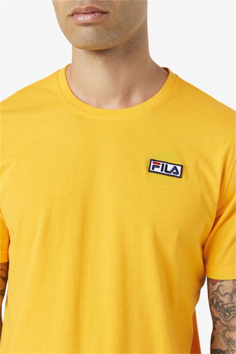 Yellow Men's Fila Skylar Tee | Saudi Arabia-506432