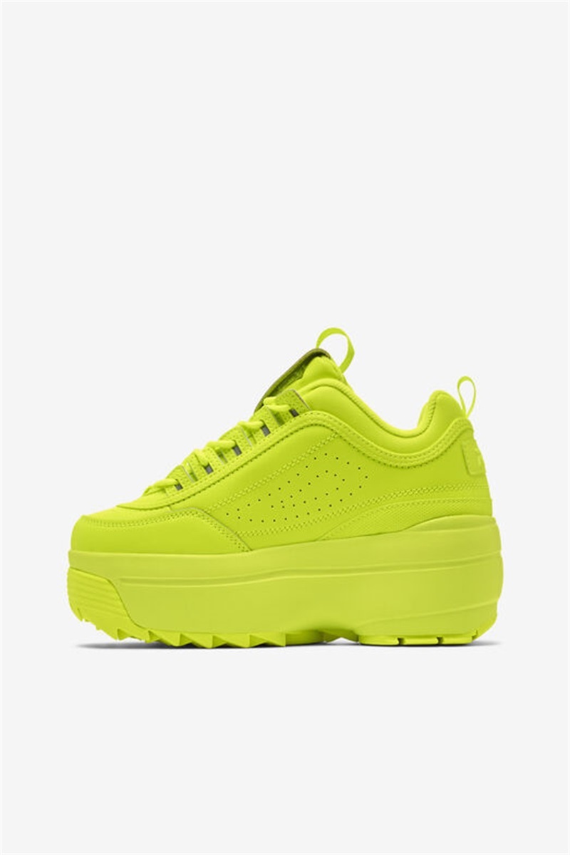 Yellow Women's Fila Disruptor 2 Wedge Shoes | Saudi Arabia-680154