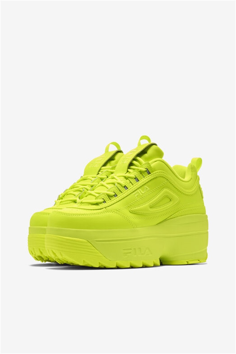 Yellow Women's Fila Disruptor 2 Wedge Shoes | Saudi Arabia-680154