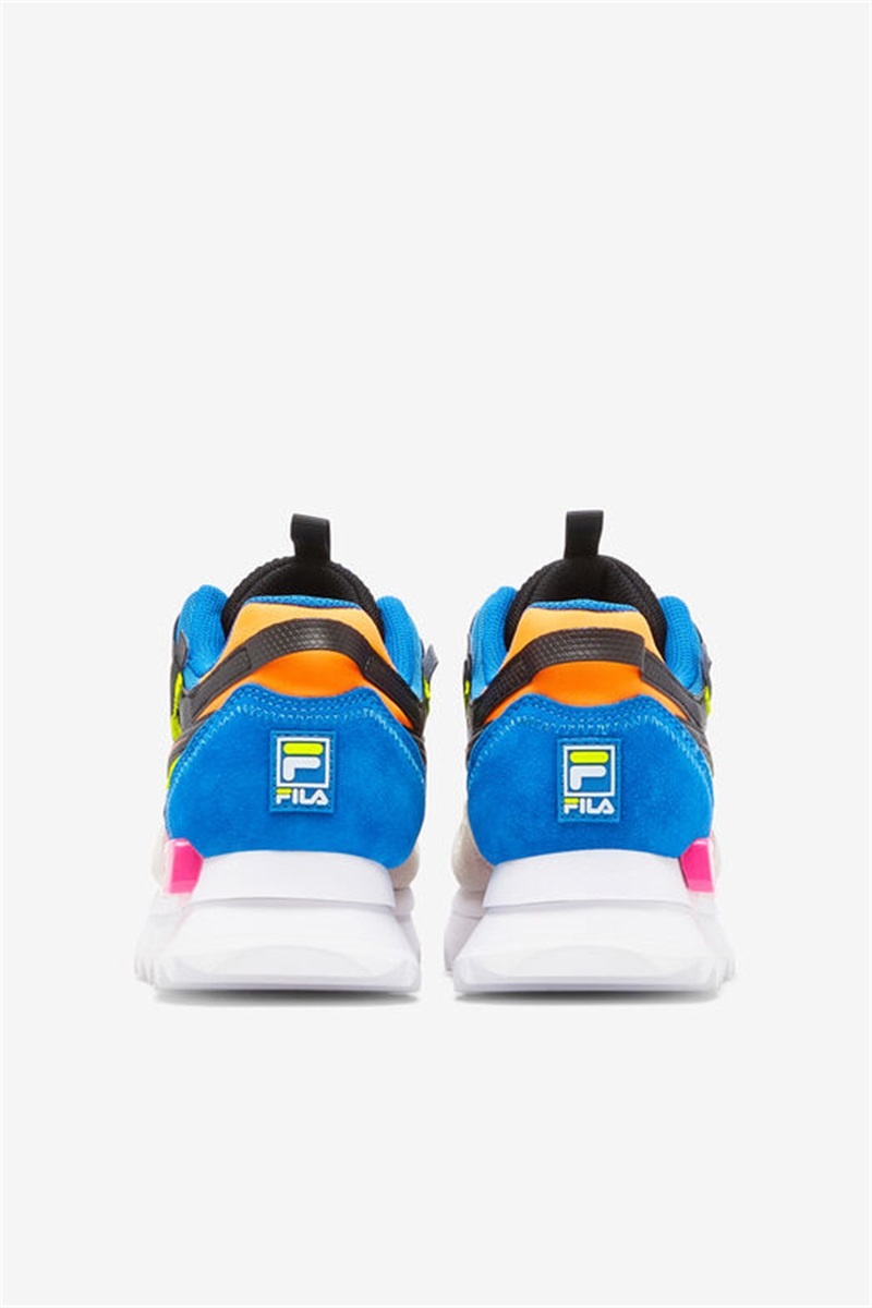 Yellow / Pink / Blue Women's Fila Sandenal Orbit Shoes | Saudi Arabia-398512